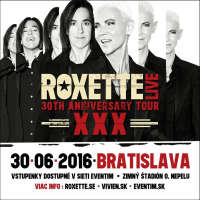 Turné Roxette bude pokračovat i v roce 2016, navštíví i Bratislavu